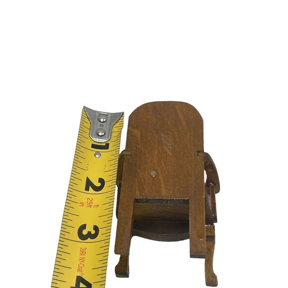 Miniature Table Dining Chairs Furniture Dollhouse Figurine Set Collections - Picture 6 of 10